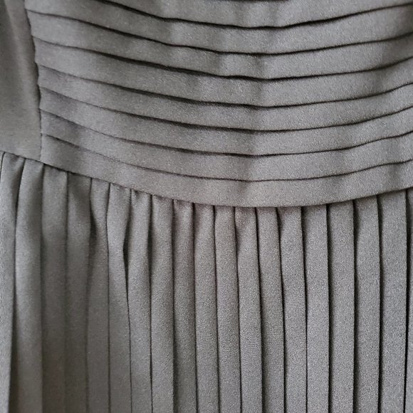 Lands End Canvas Pleated Ballet Dress, Black, Sleeveless Fit & Flare Size 6 - Picture 12 of 15